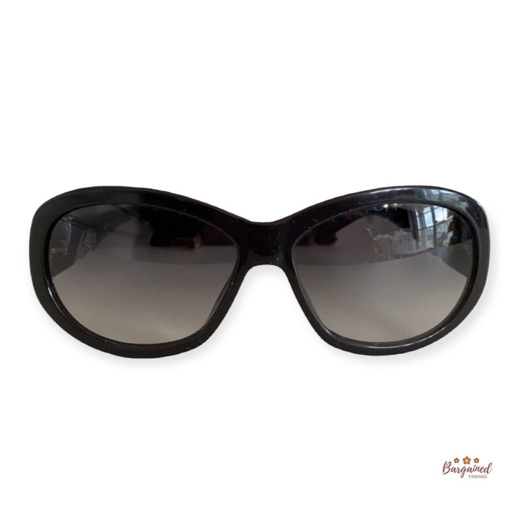 Authentic LOUIS VUITTON Black Speckling Acetate Iris PM Sunglasses Z0333W